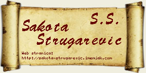 Šakota Strugarević vizit kartica